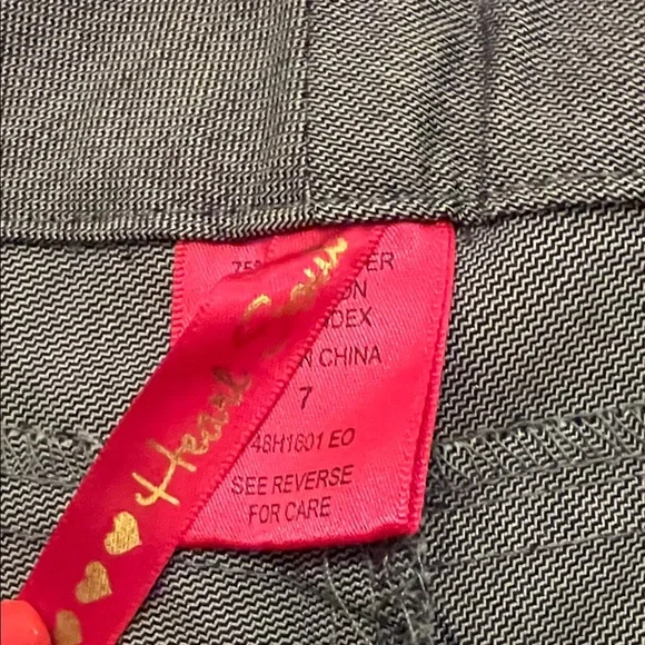 Heart Soul Charcoal Flare Slacks - Picture 2 of 5